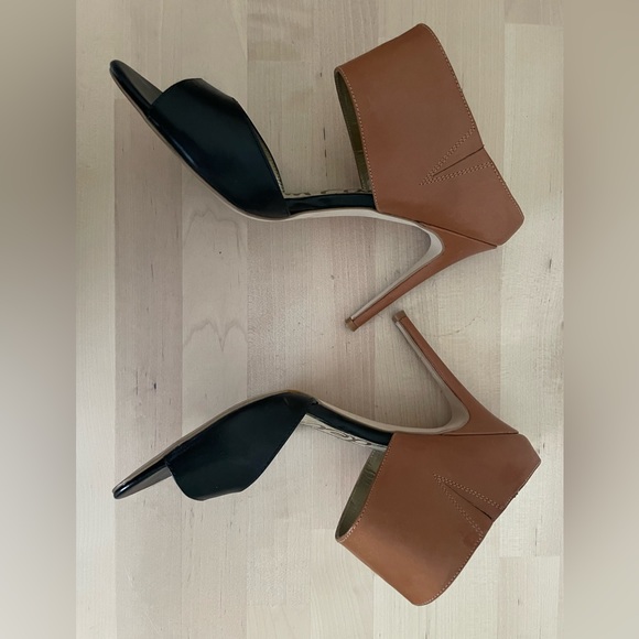 Sam Edelman Color Block Heel - Open Toe - Picture 4 of 6